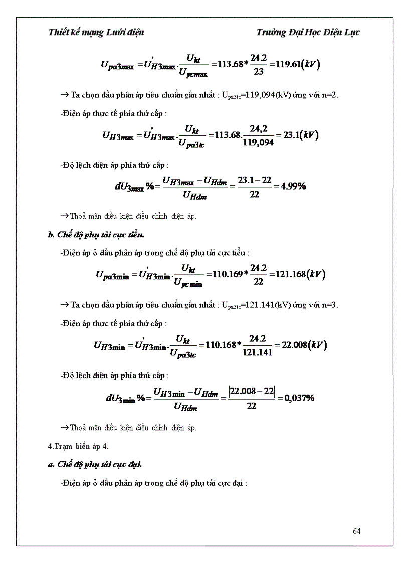 image for page Thiết kế mạng lưới điện khu vực