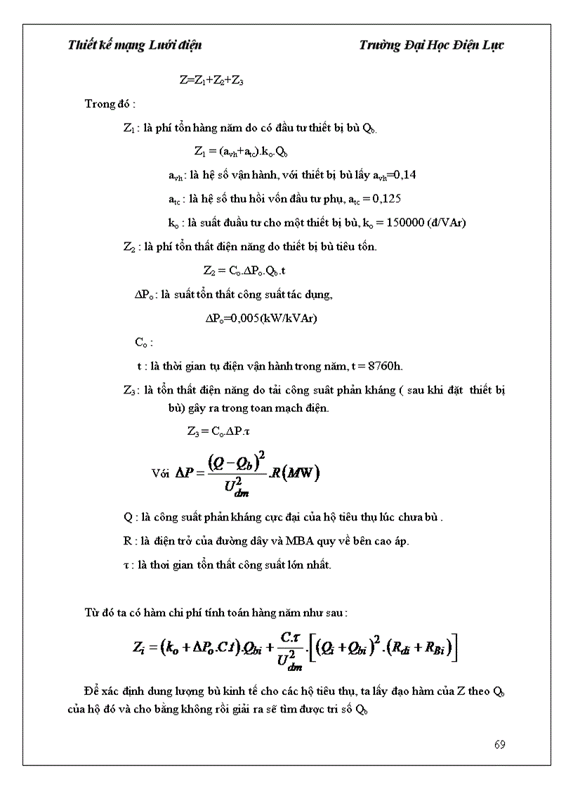 image for page Thiết kế mạng lưới điện khu vực