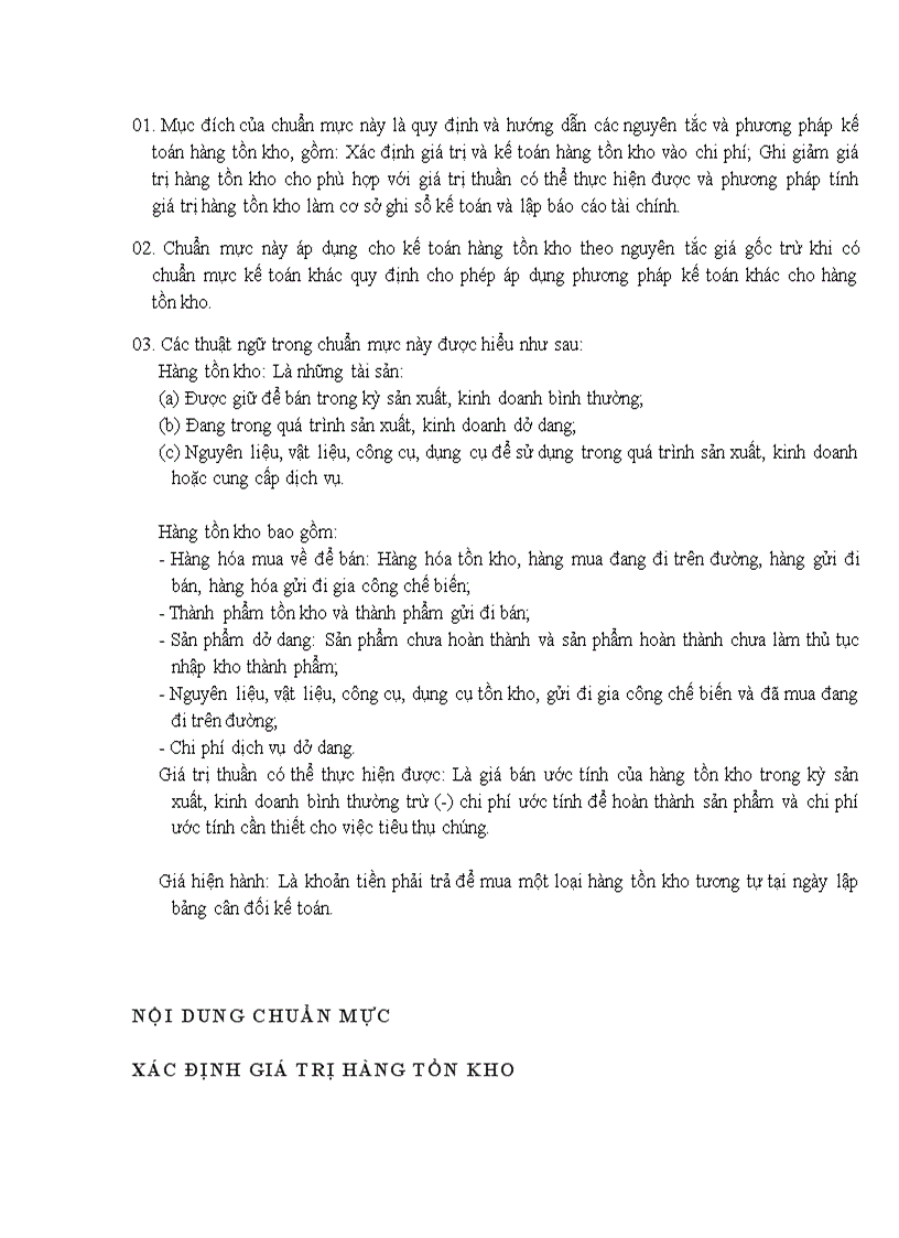 image for page Tìm hiểu về chuẩn mực kế toán Việt Nam hàng tồn kho VAS 02