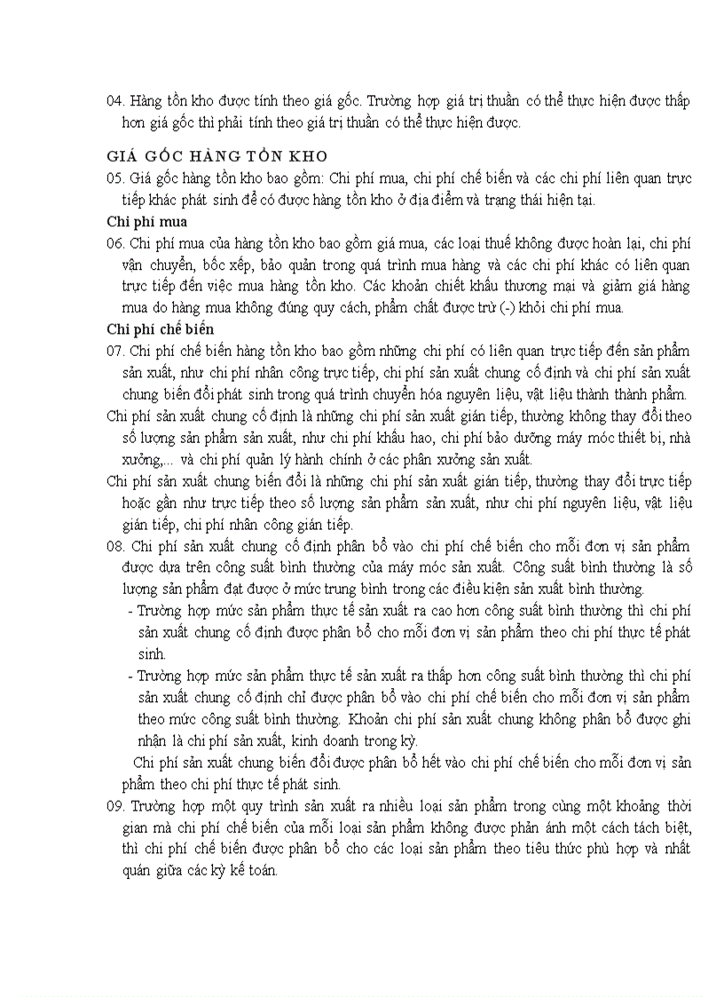 image for page Tìm hiểu về chuẩn mực kế toán Việt Nam hàng tồn kho VAS 02