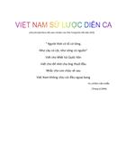 Hệ thống lịch sử việt nam qua thơ