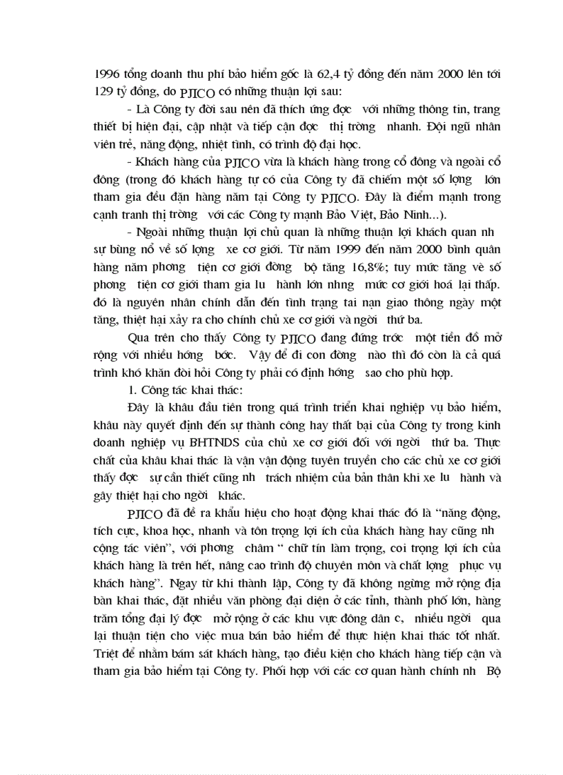 image for page Thực trạng triển khai nghiệp vụ BHTNDS của chủ xe cơ giới đối với người thứ ba tại công ty cổ phần bảo hiểm PJICO và Những giải pháp khắc phục