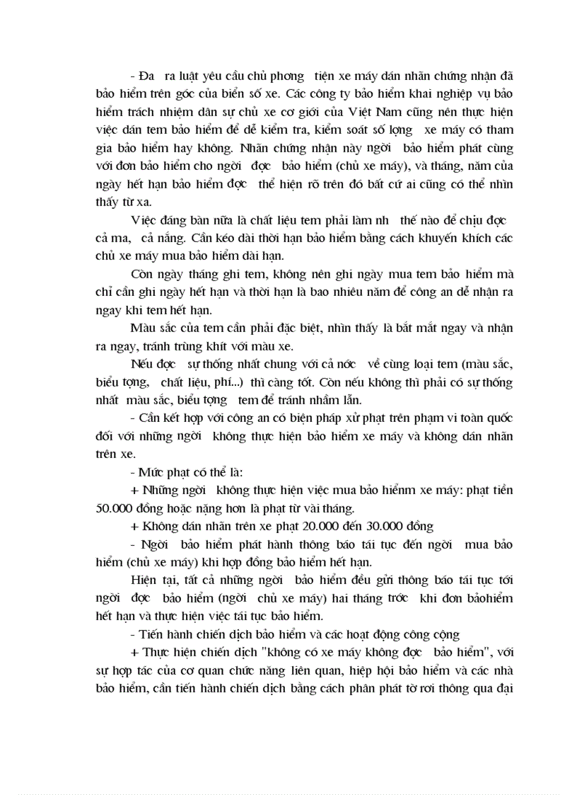 image for page Thực trạng triển khai nghiệp vụ BHTNDS của chủ xe cơ giới đối với người thứ ba tại công ty cổ phần bảo hiểm PJICO và Những giải pháp khắc phục