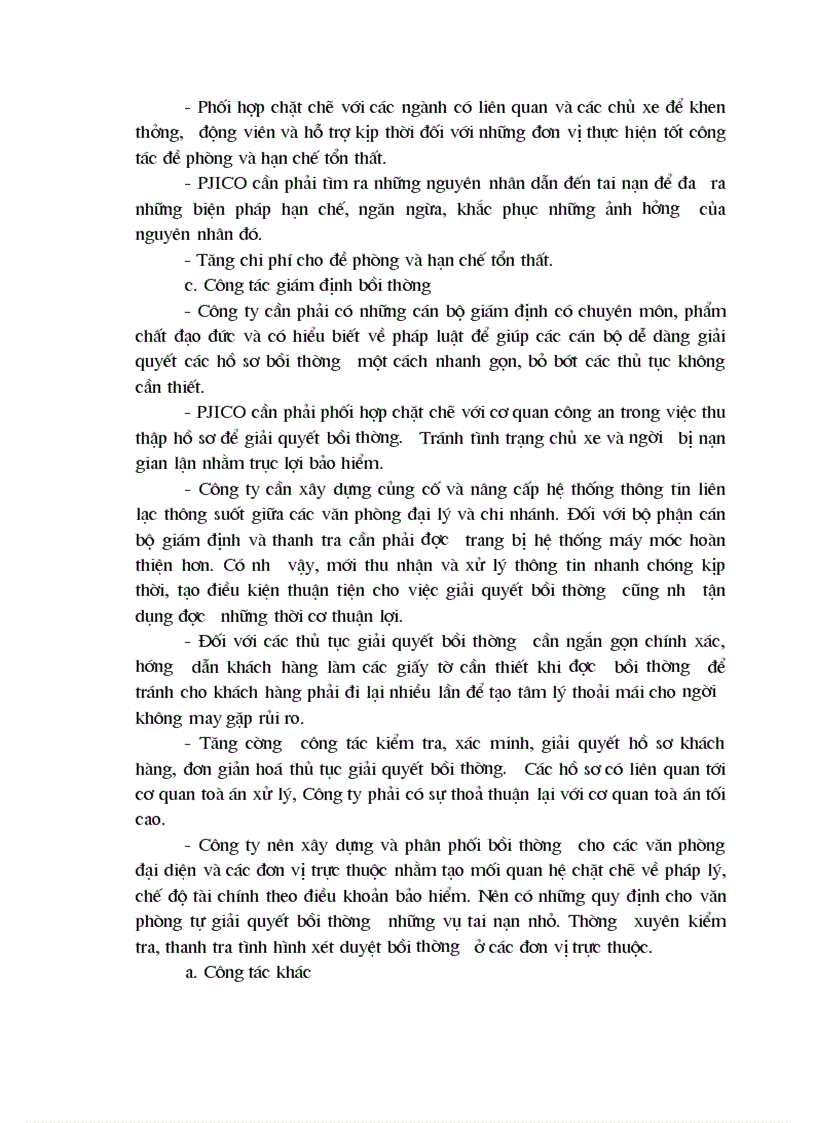 image for page Thực trạng triển khai nghiệp vụ BHTNDS của chủ xe cơ giới đối với người thứ ba tại công ty cổ phần bảo hiểm PJICO và Những giải pháp khắc phục