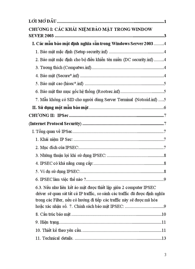 Xây dựng hệ thống bảo mật trên window server 2003