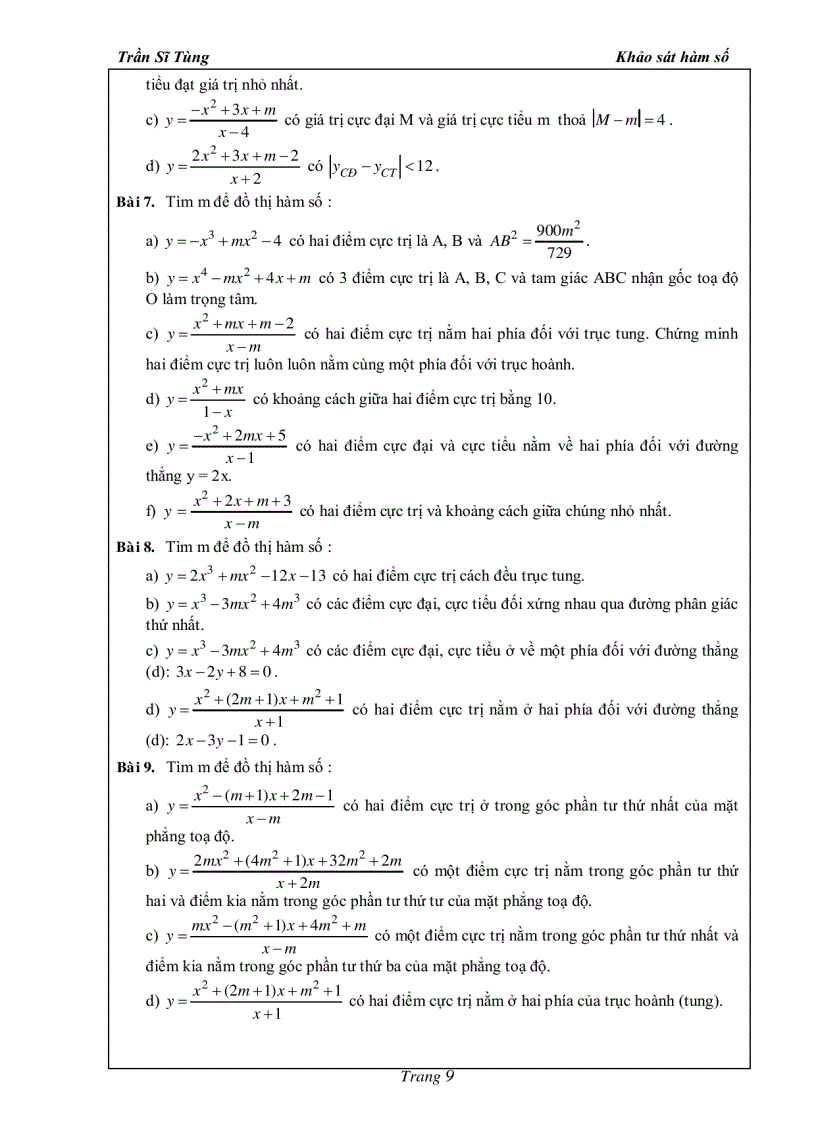 image for page Bài tập giải tích và hình học 12 dùng cho ôn luyện đại học 2011 2012