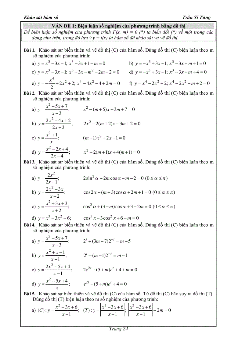 image for page Bài tập giải tích và hình học 12 dùng cho ôn luyện đại học 2011 2012