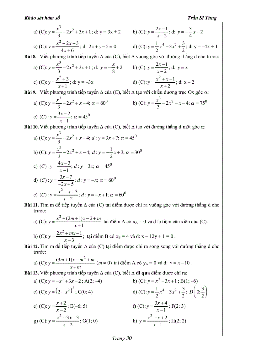 image for page Bài tập giải tích và hình học 12 dùng cho ôn luyện đại học 2011 2012