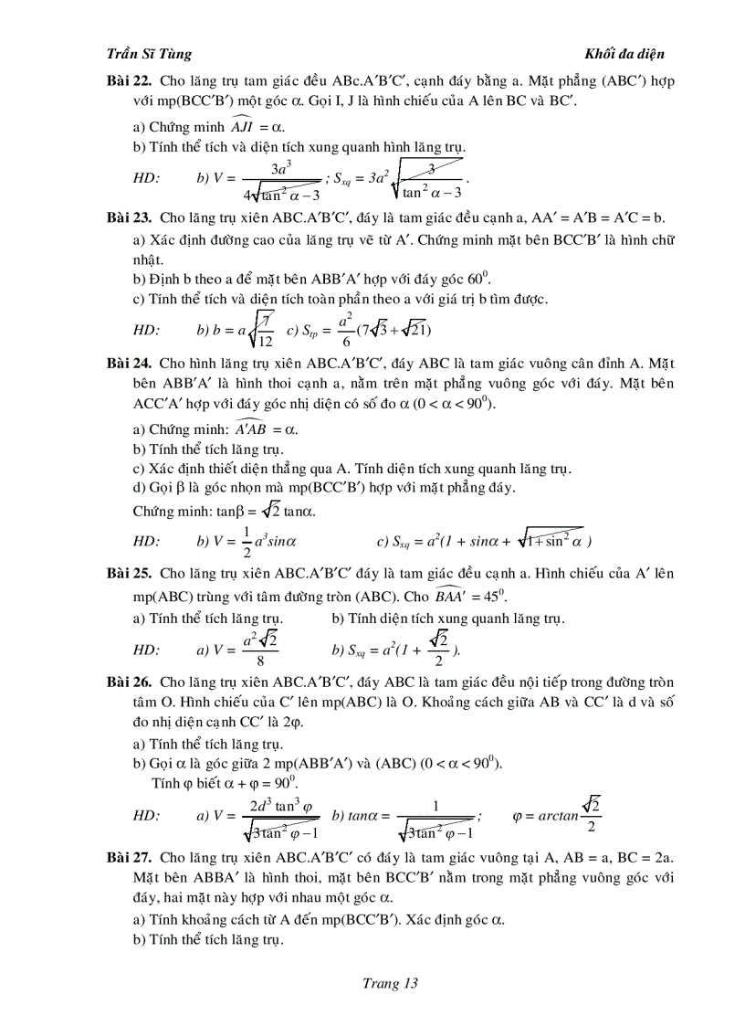 image for page Bài tập giải tích và hình học 12 dùng cho ôn luyện đại học 2011 2012 1