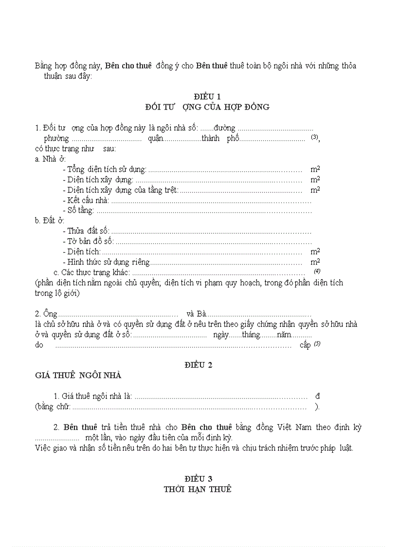 image for page Mẫu Hợp đồng thuê nhà ở