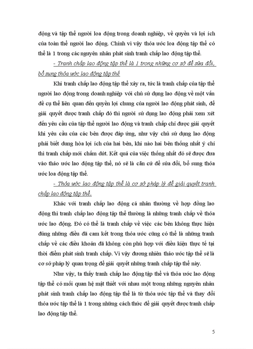 image for page Bài tập lớn học kỳ môn luật lao động đề số 7 mối quan hệ giữa thỏa ước lao động tập thể và tranh chấp lao động tập thế và giải quyết tình huống bài này mình được 9 điểm