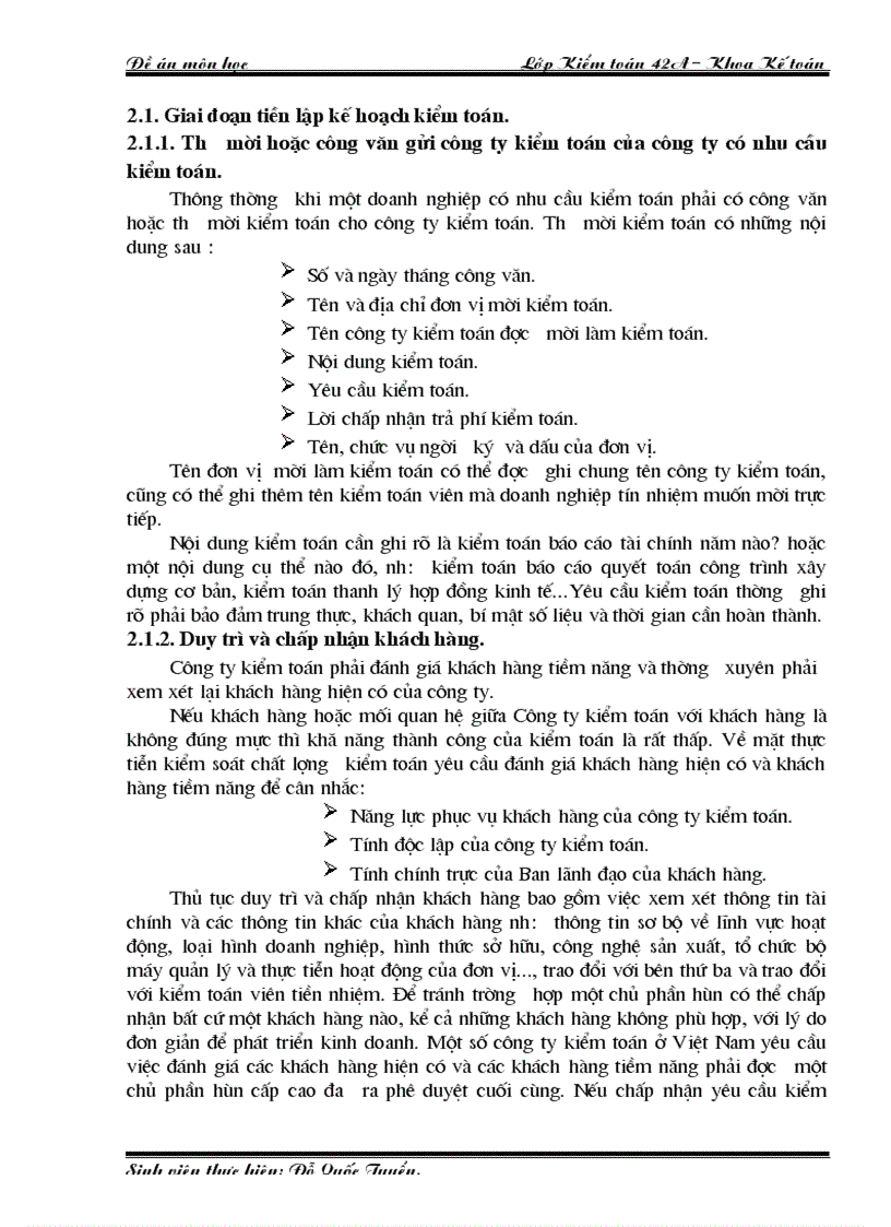 image for page Quá trình chuẩn bị kiểm toán trong kiểm toán báo cáo tài chính