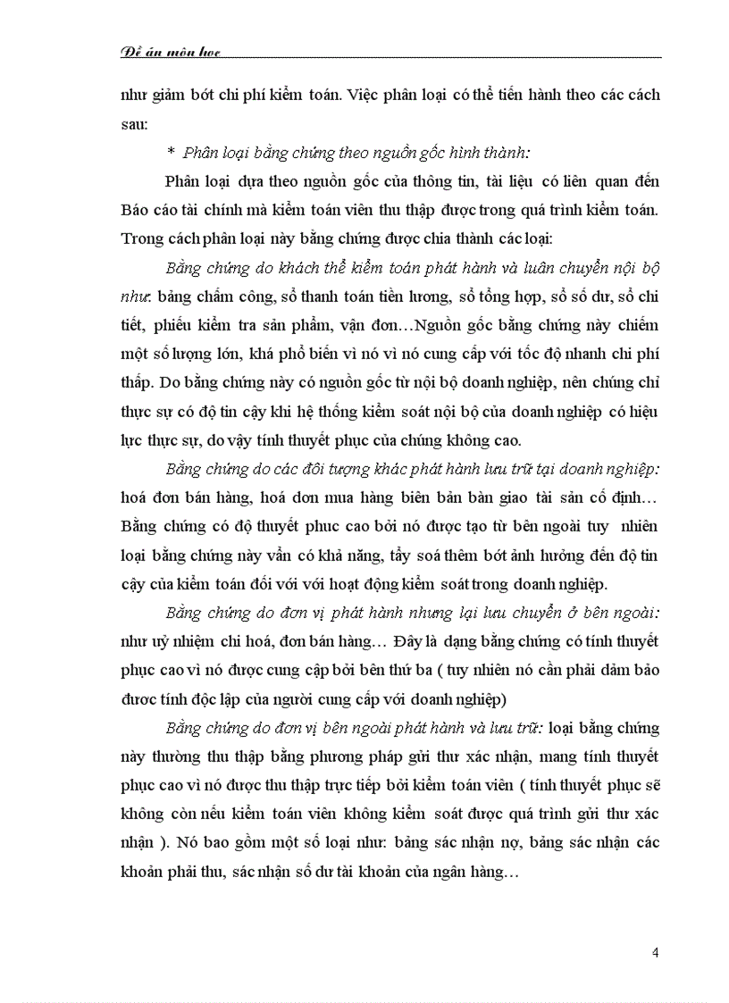 image for page Các loại bằng chứng kiểm toán và phương pháp kỹ thuật thu thập bng chứng kiểm toán