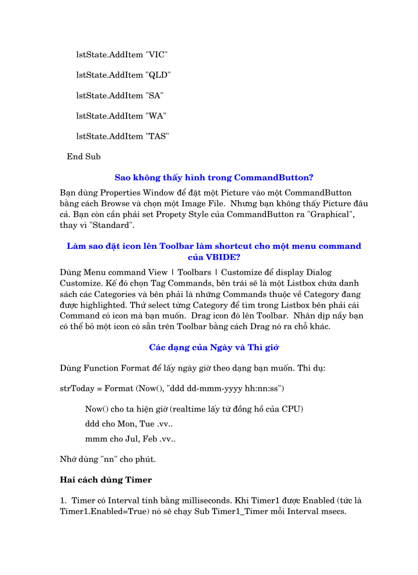 image for page Mẹo vặt Visual Basic