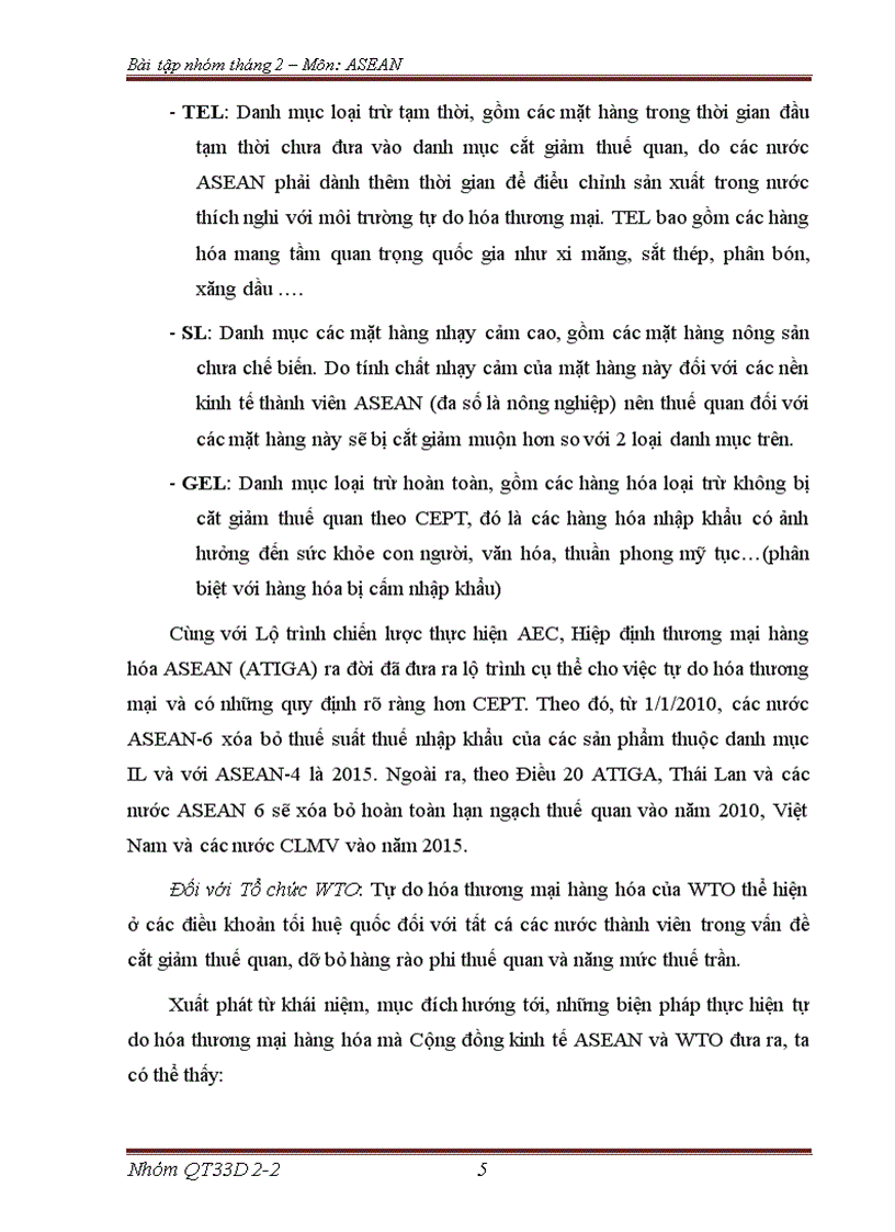 image for page So sánh phương thức cách thức thực hiện và mức độ tự do hóa thương mại hàng hóa của Cộng đồng kinh tế ASEAN với Tổ chức thương mại thế giới WTO 1