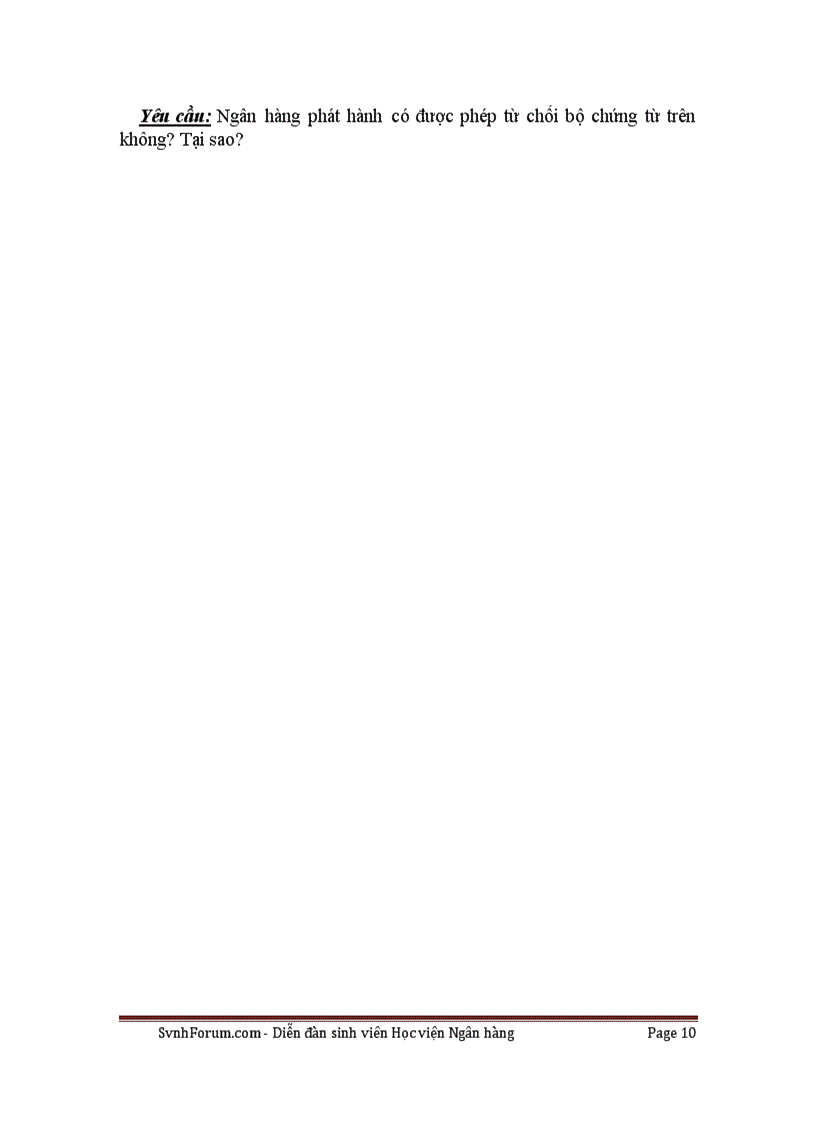 image for page Hệ thống câu hỏi bài tập trắc nghiệm môn thanh toán quốc tế