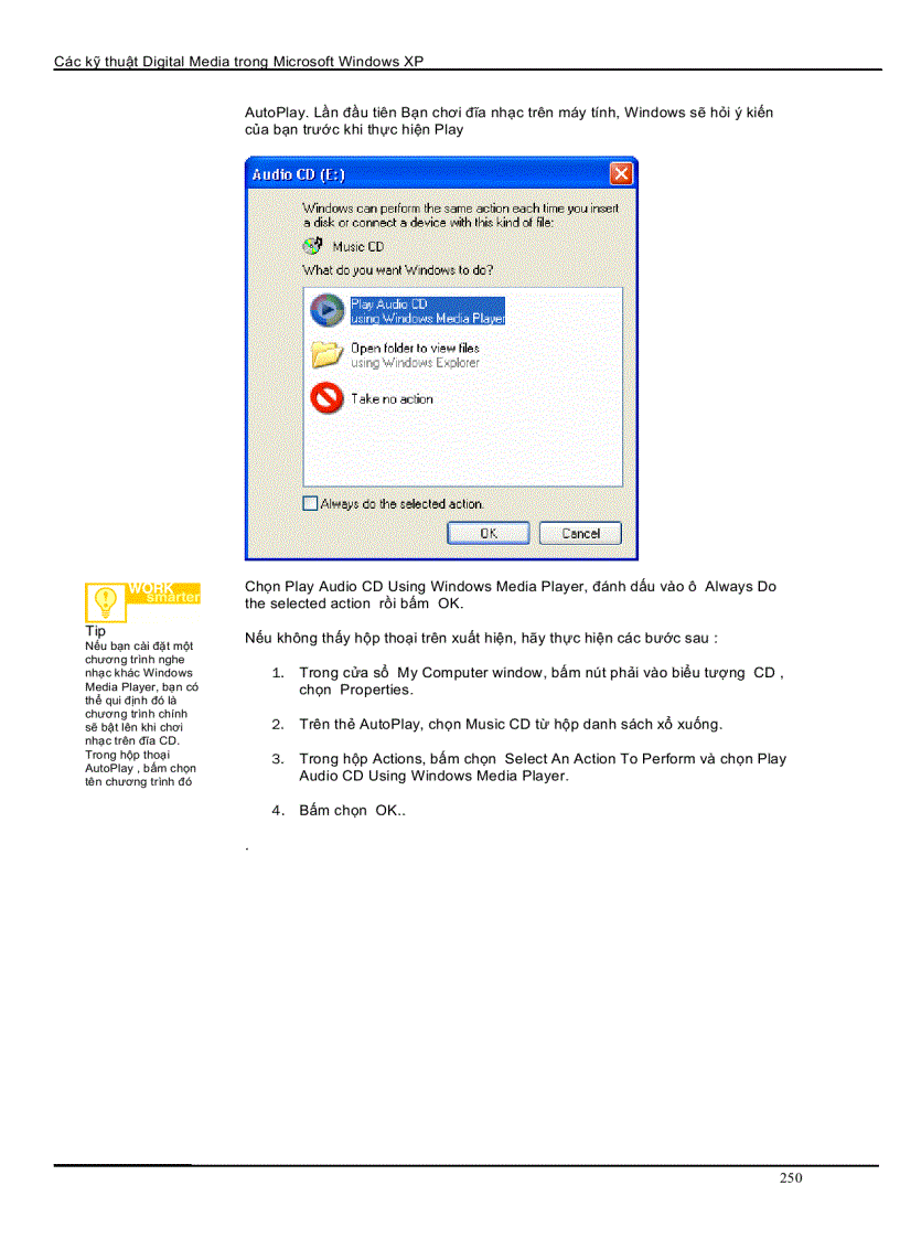 image for page Sử dụng các dạng thông tin số trong Windows XP