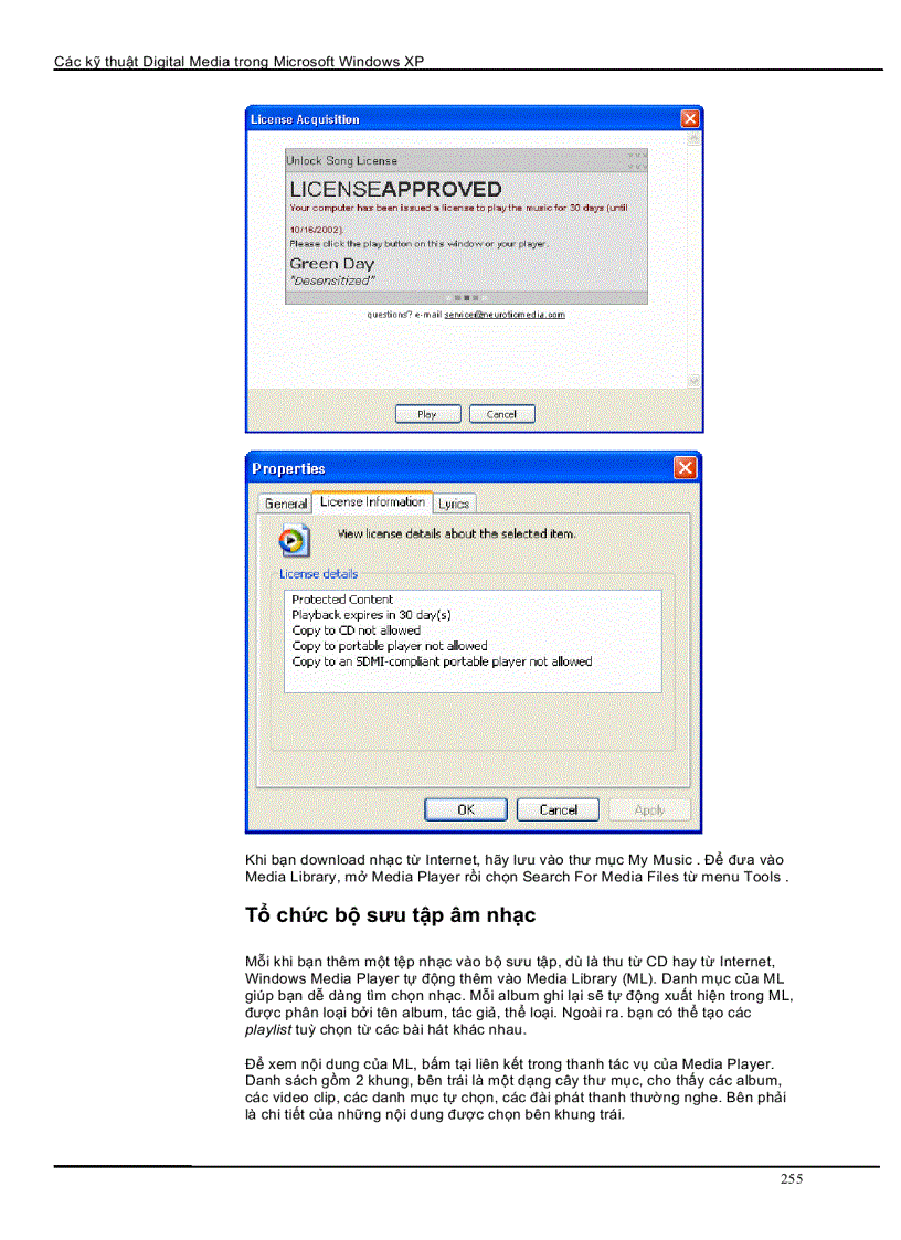 image for page Sử dụng các dạng thông tin số trong Windows XP