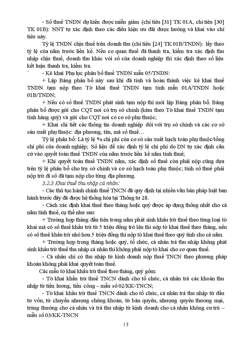 image for page Hướng dẫn khai thuế tính thuế nộp thuế theo thông tư 28 của Cục thuế Hà Nội