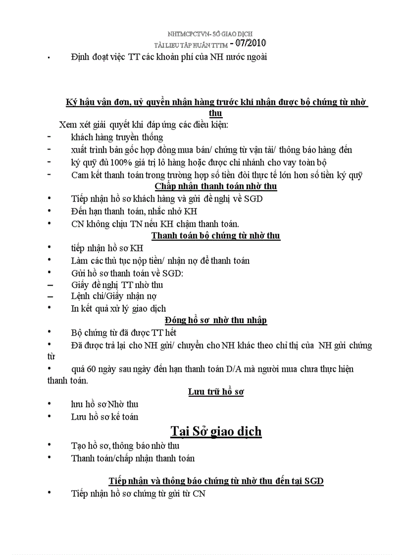 image for page Tài liệu đào tạo kiến thức về nghiệp vụ xuất khẩu của Viet tin