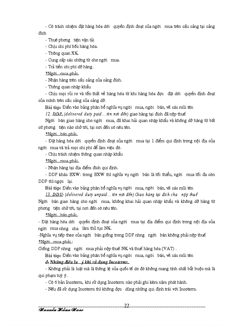 image for page Bài giảng bài tập hối phiêu hướng dẫn mua bán hợp đồng mua bán quốc tế