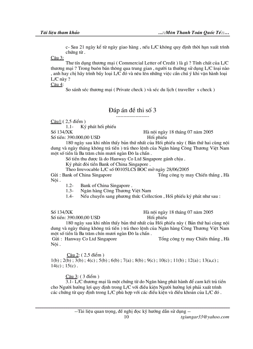 image for page Đề thi thanh toán quốc tế