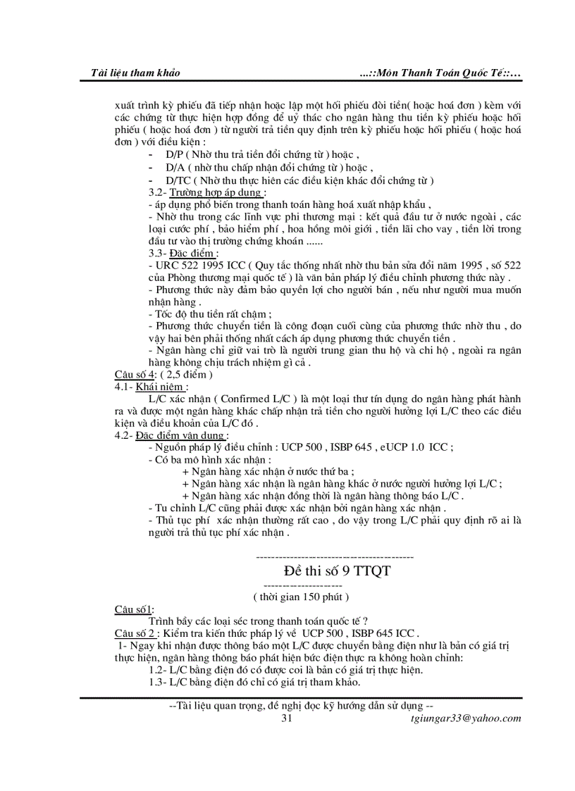 image for page Đề thi thanh toán quốc tế 1