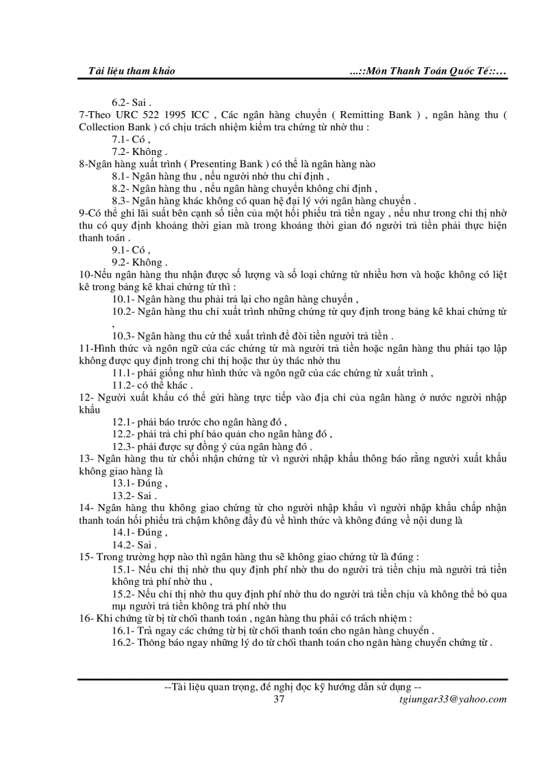 image for page Đề thi thanh toán quốc tế 1