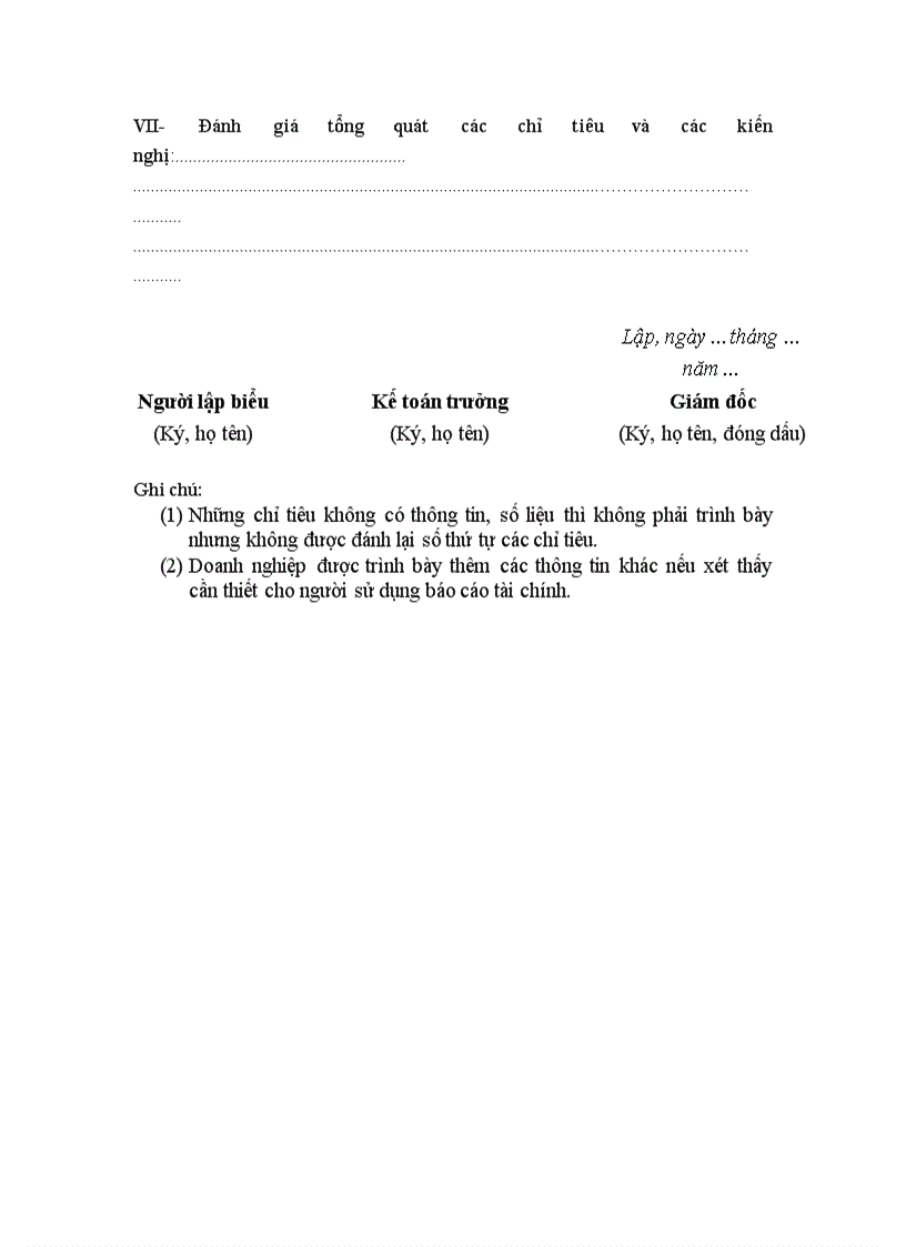 image for page Mẫu biểu BCTC DN nhỏ và vừa theo QĐ48