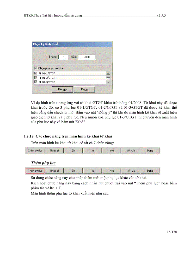 image for page Hướng dẫn sử dụng phần mềm hỗ trợ kê khai HTKK 2 5 5