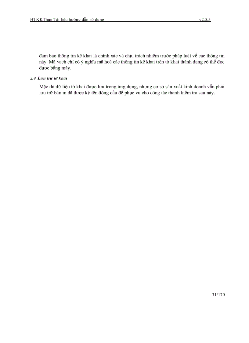 image for page Hướng dẫn sử dụng phần mềm hỗ trợ kê khai HTKK 2 5 5