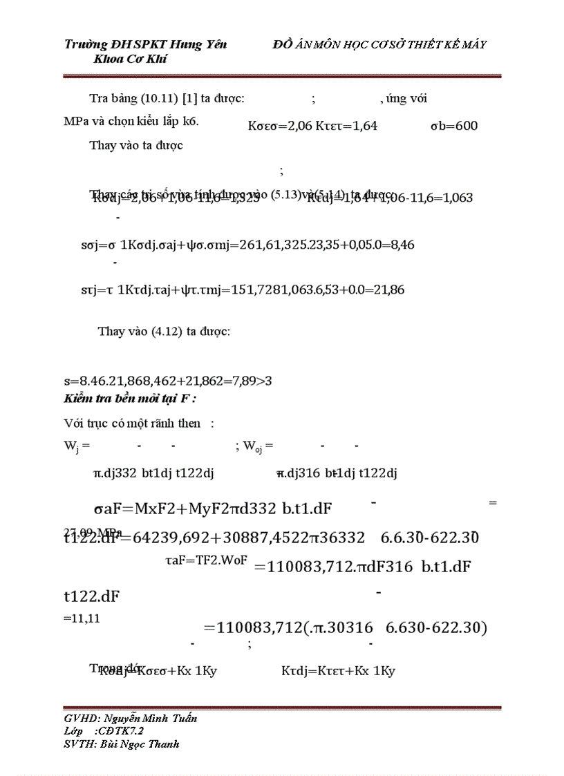 image for page Đồ án môn học cơ sở thiết kế máy word