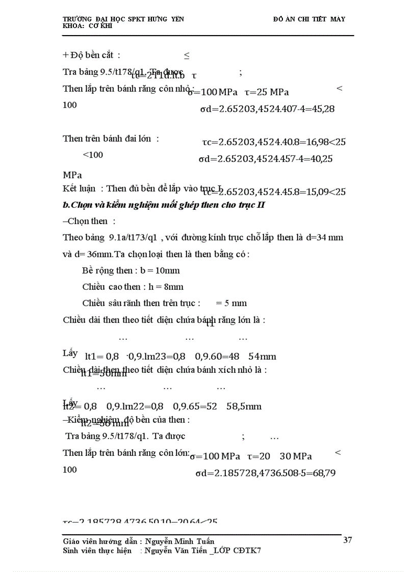 image for page Đồ án chi tiết máy thiết kế hệ dẫn động băng tải word