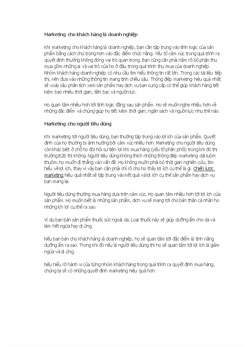 image for page Sự khác biệt giữa marketing B2C và B2B