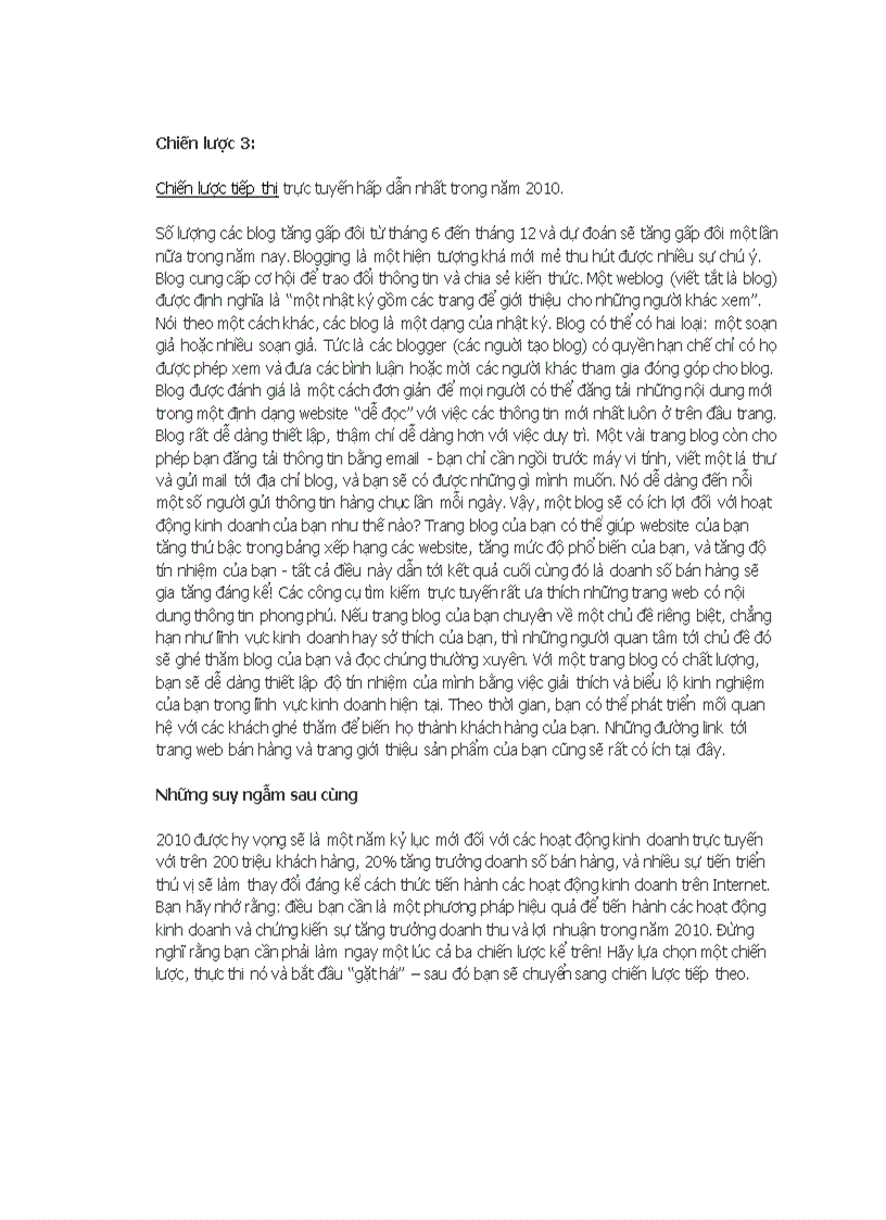 image for page 3 chiến lược tiếp thị trực tuyến thông minh