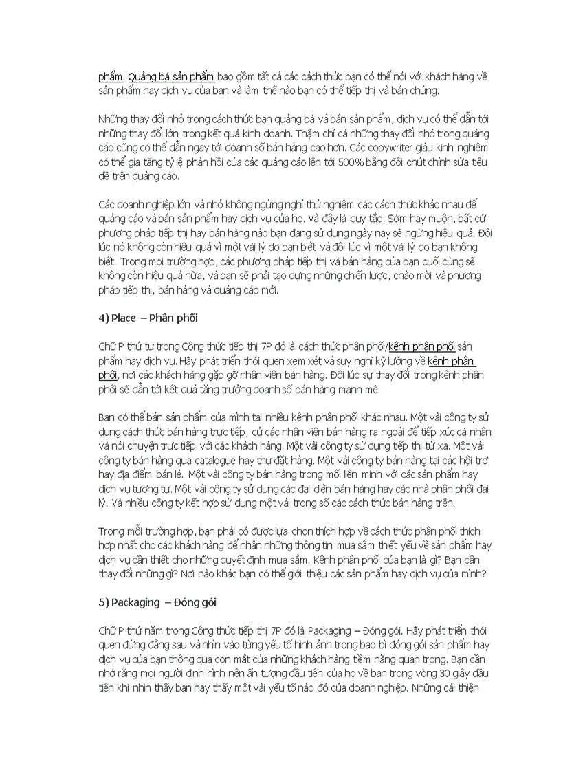 image for page Công thức tiếp thị 7P mới