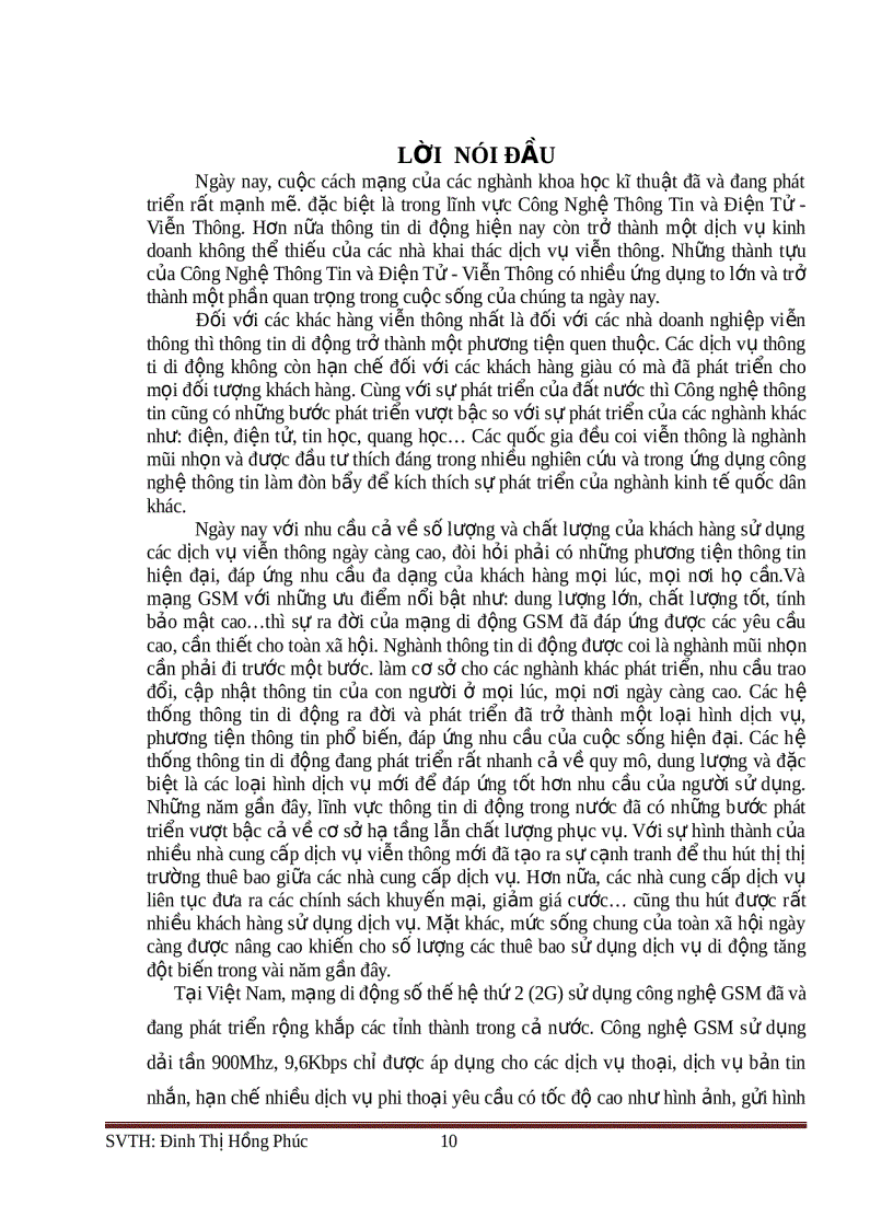 image for page Tổng Quan Về Hệ Thống Thông Tin Di Động GSM