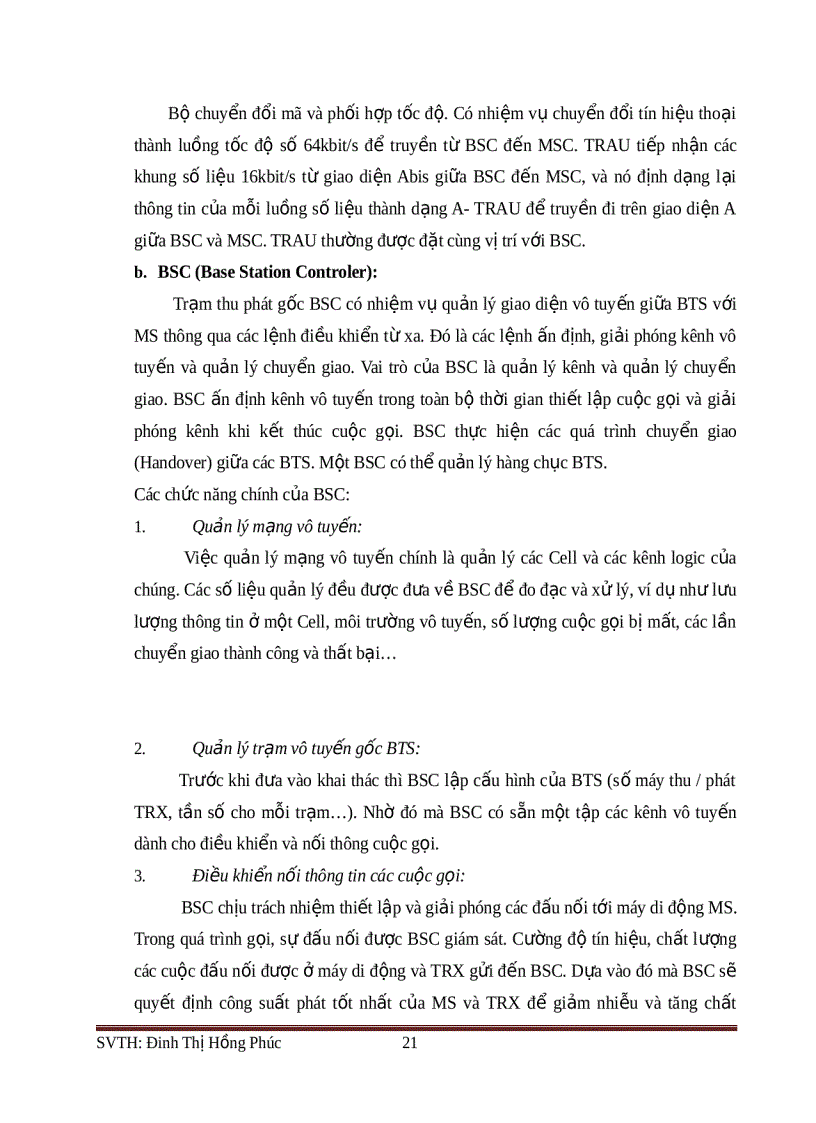 image for page Tổng Quan Về Hệ Thống Thông Tin Di Động GSM