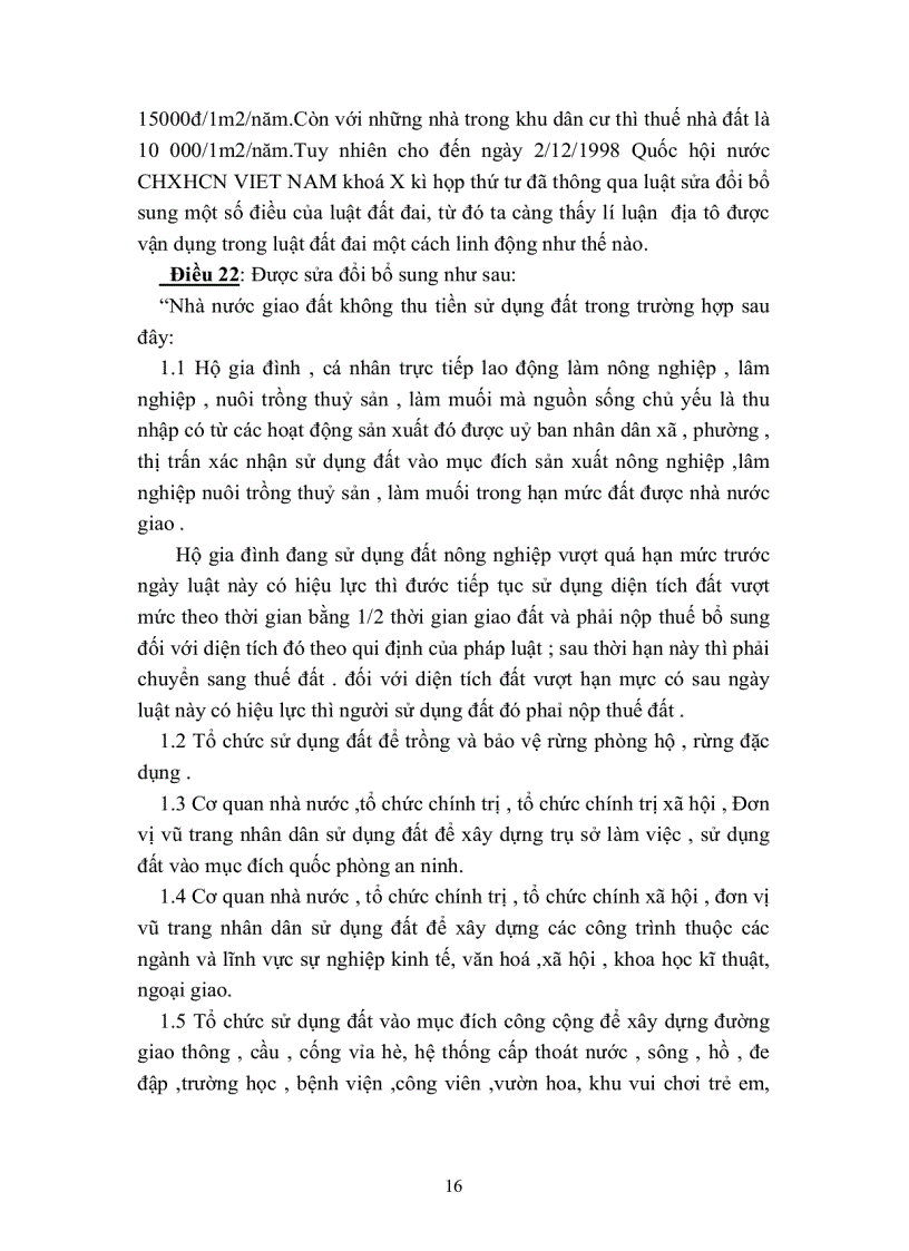 image for page Lý luận về địa tô của CácMac và sự vận dụng vào chính sách đất đai ở Việt Nam hiện nay