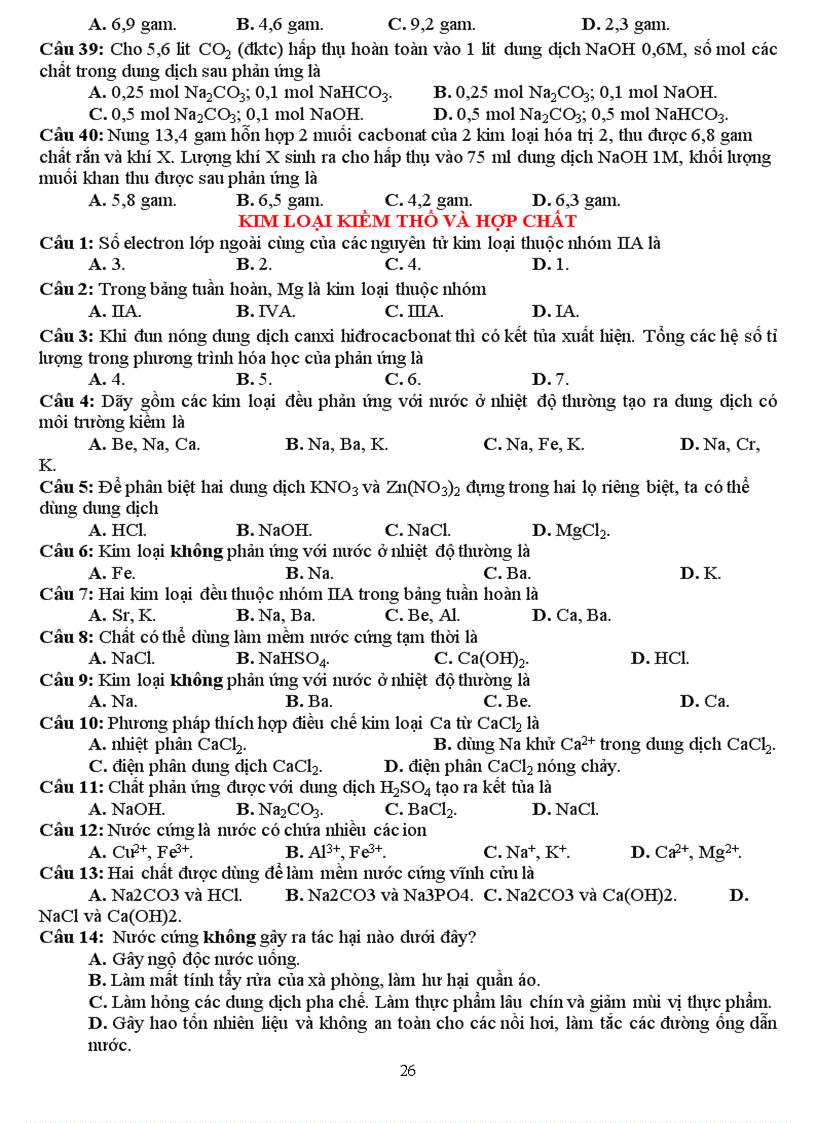 image for page Ôn tập chuơng 1 ESTE Chất béo hóa học 12