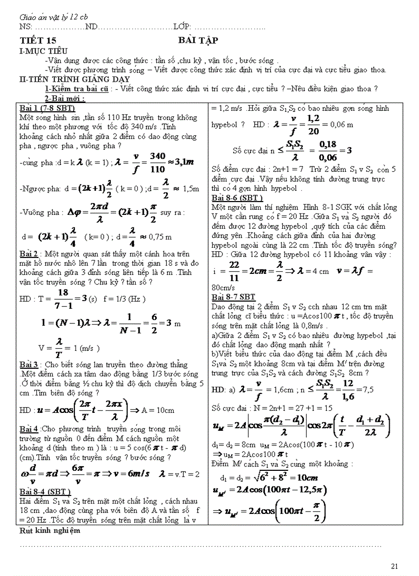 image for page Giáo án vật lí lớp 12