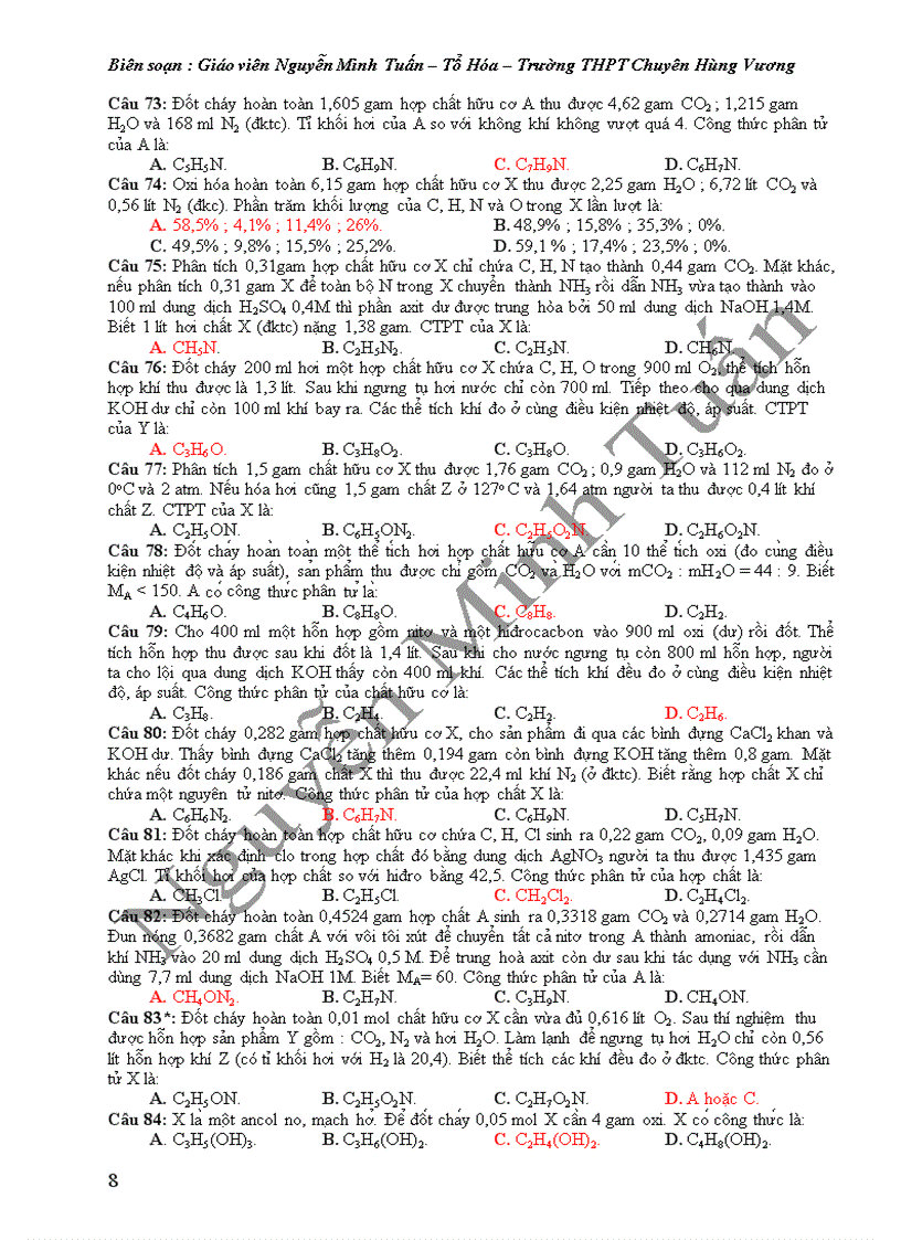 image for page Bài tập trắc nghiệm hoá hữu cơ 11