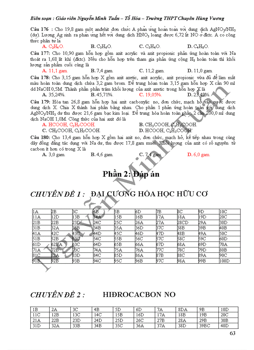 image for page Bài tập trắc nghiệm hoá hữu cơ 11