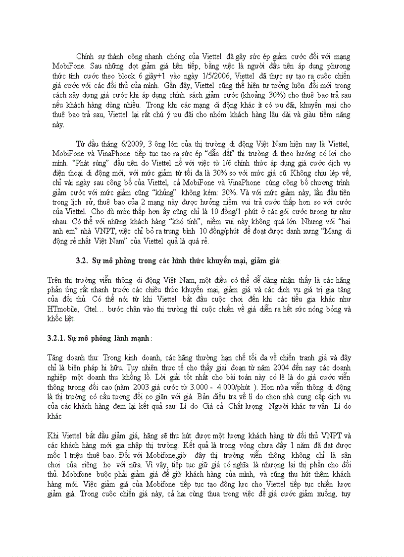 image for page Vận dụng lý thuyết trò chơi phân tích tác động và trả đũa của Viettel và Mobifone trong thị trường đọc quyền nhóm