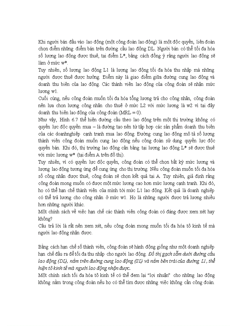 image for page Phân tích tác động độc quyền của người mua bán lao động đến lượng cung ứng lao động và giá cả lao động