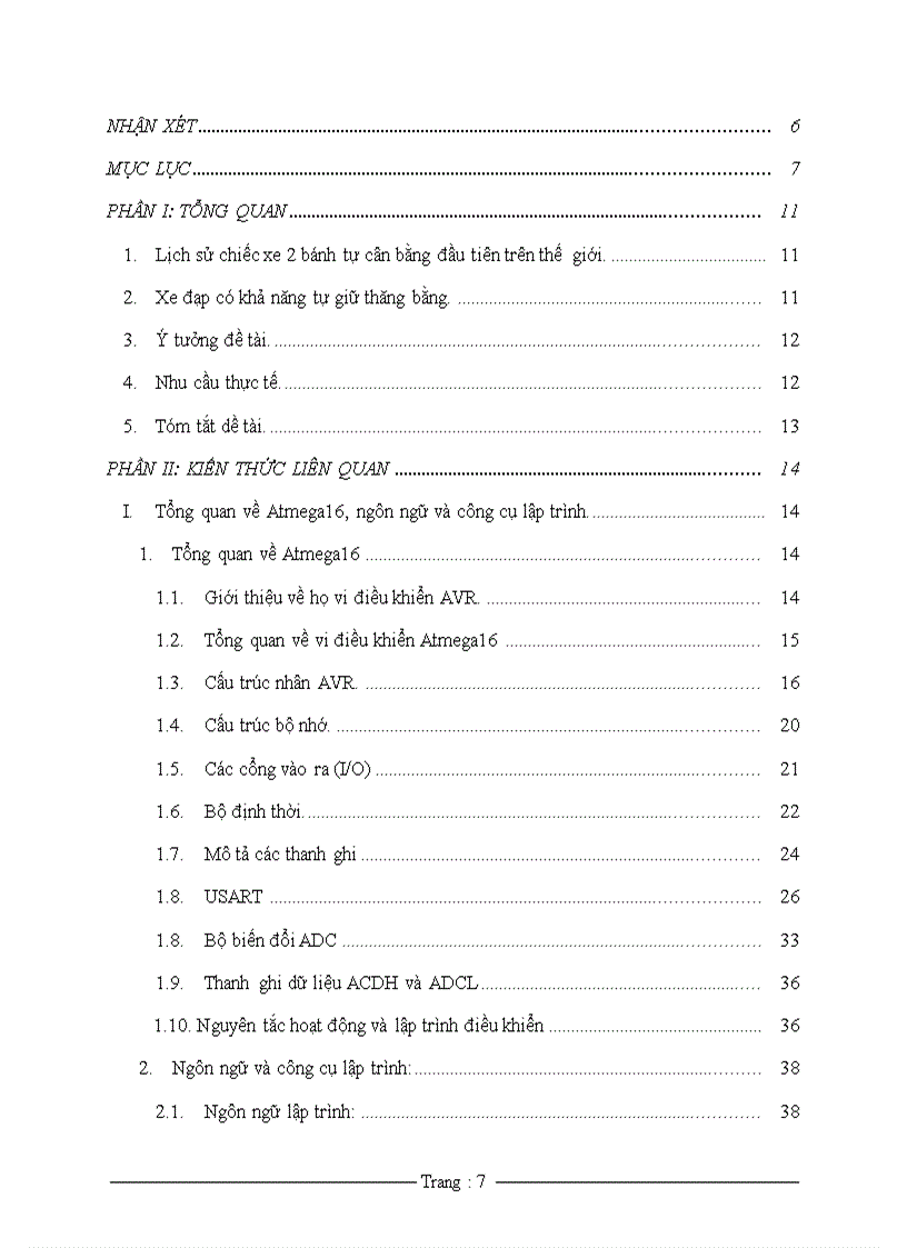 image for page Đề tài Thiết kế và điều khiển ROBOT tự thăng bằng