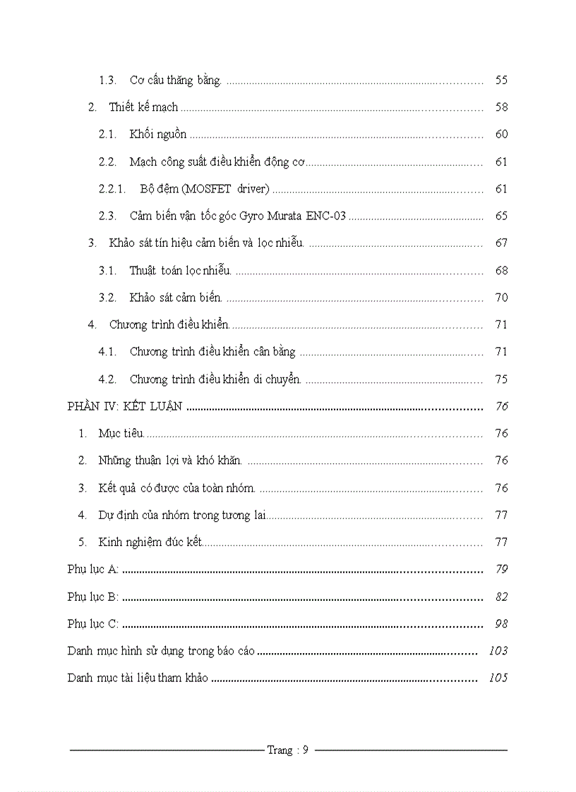 image for page Đề tài Thiết kế và điều khiển ROBOT tự thăng bằng