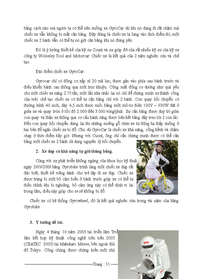 image for page Đề tài Thiết kế và điều khiển ROBOT tự thăng bằng