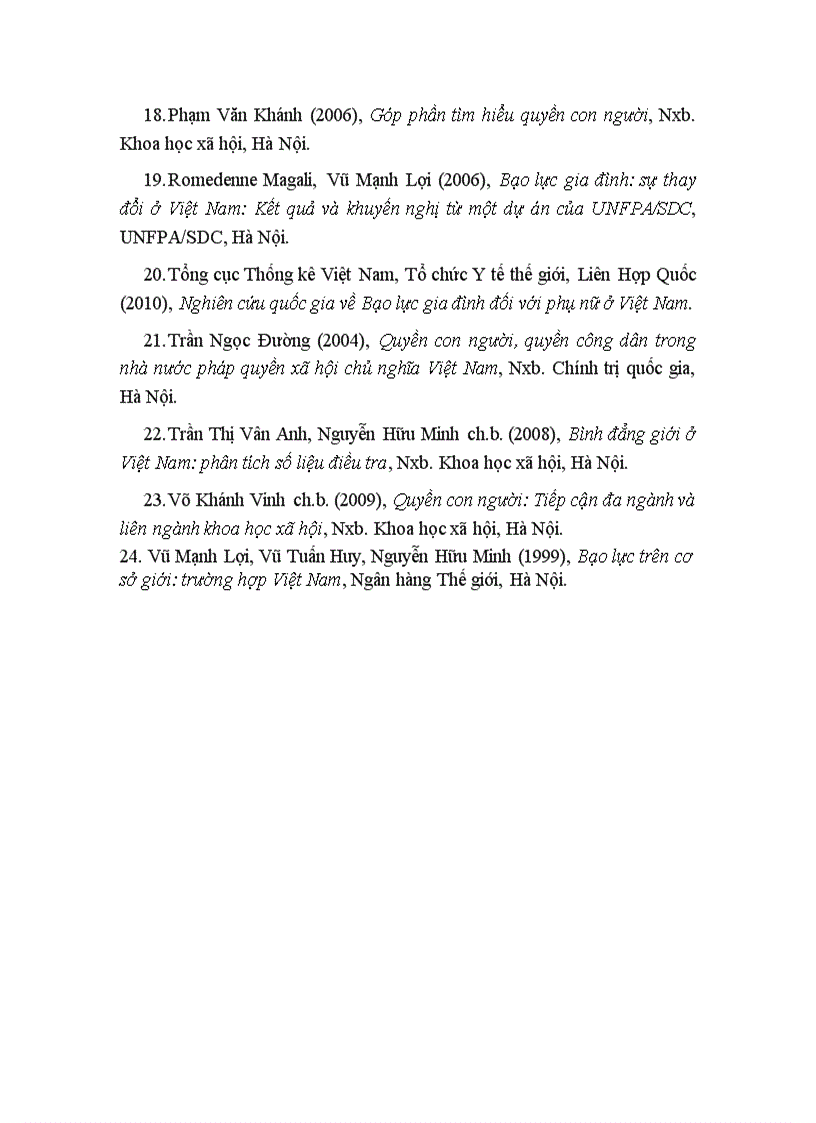 image for page Nhận thức quyền con người góp phần phòng chống bạo lực gia đình đối với phụ nữ ở việt nam