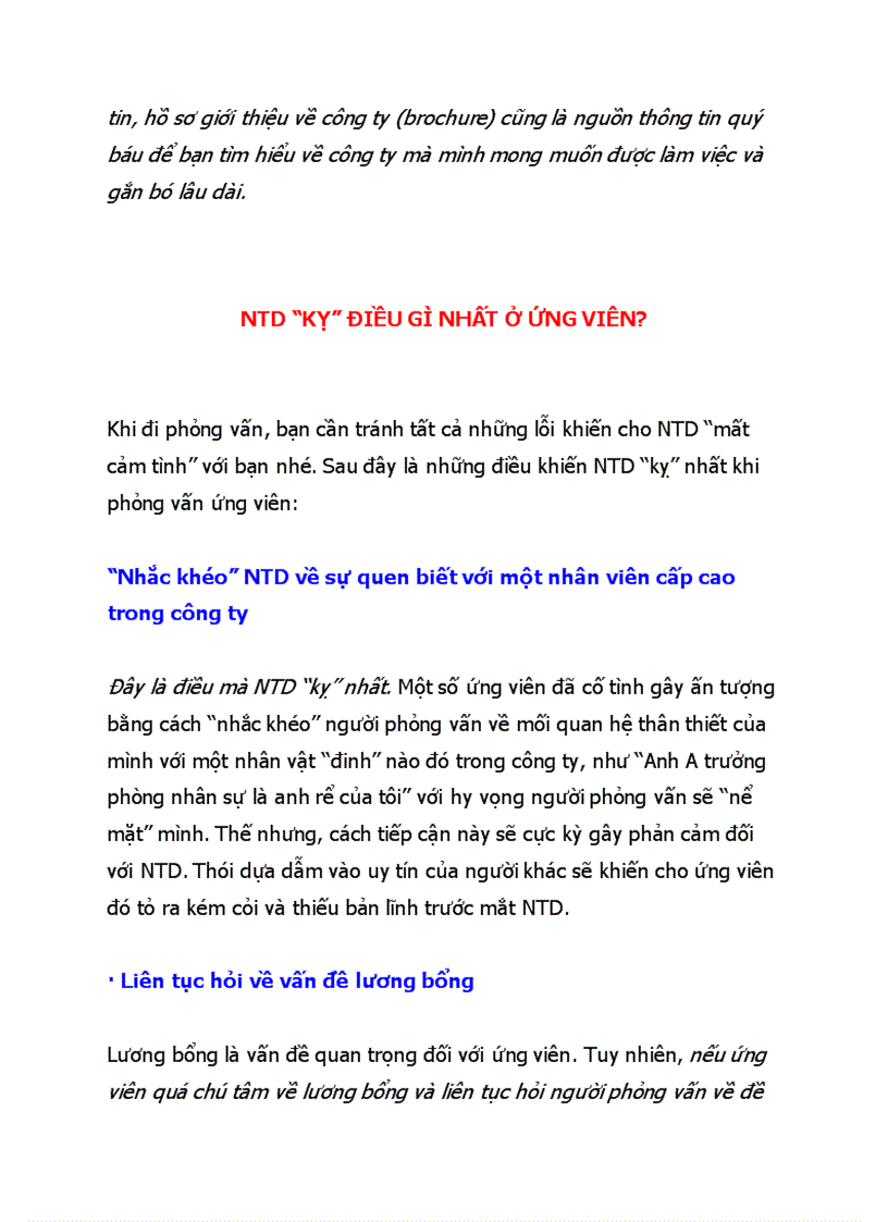 image for page Những điều cần biết trước khi đi phỏng vấn